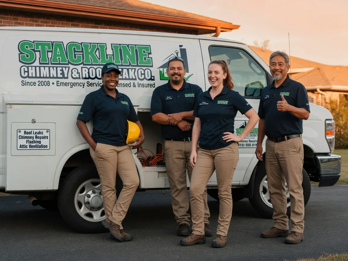 Chimney flashing repair company in Smithville, OK
